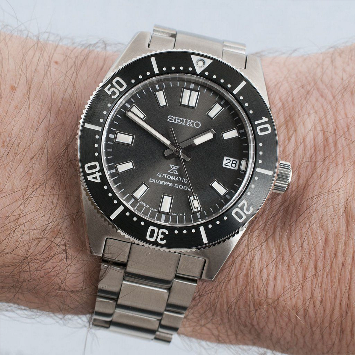Niche Seiko Prospex 62MAS SPB143J1 Automático Cinza 40.5mm